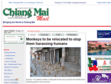 Tablet Screenshot of chiangmai-mail.com